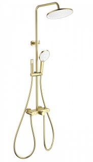 Душевая стойка Wonzon & Woghand Muse Selesta WW-B4113-BG с термостатом брашированное золото Душевая стойка Wonzon & Woghand Muse Selesta WW-B4113-BG с термостатом брашированное золото