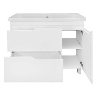 Тумба с раковиной Azario Kantri CS00097259 100 см белый глянец