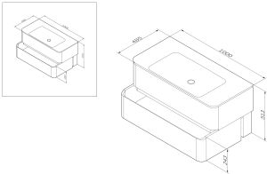 Am.pm Sensation M30FHX1002WG тумба под раковину 100 см белый