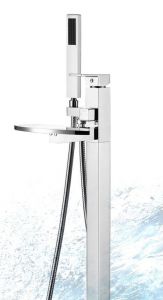 Напольный смеситель для ванны Swedbe Spira 4008 хром
