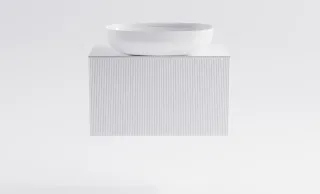 Тумба с раковиной Astra-Form М-40 4631177713590 80 см белый матовый