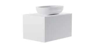 Тумба с раковиной Astra-Form М-40 4631177713538 70 см белый матовый