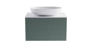 Тумба с раковиной Astra-Form М-40 4631177713491 70 см зелёный матовый