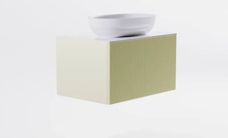 Тумба с раковиной Astra-Form М-40 4631177713576 80 см бежевый матовый