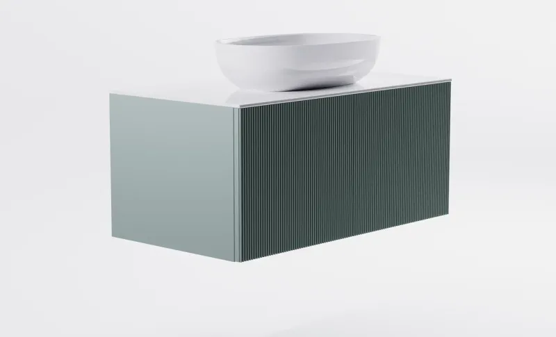 Тумба с раковиной Astra-Form М-40 4631177713279 100 см зелёный матовый