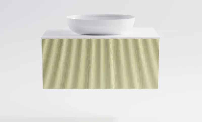 Тумба с раковиной Astra-Form М-40 4631177713293 100 см бежевый матовый