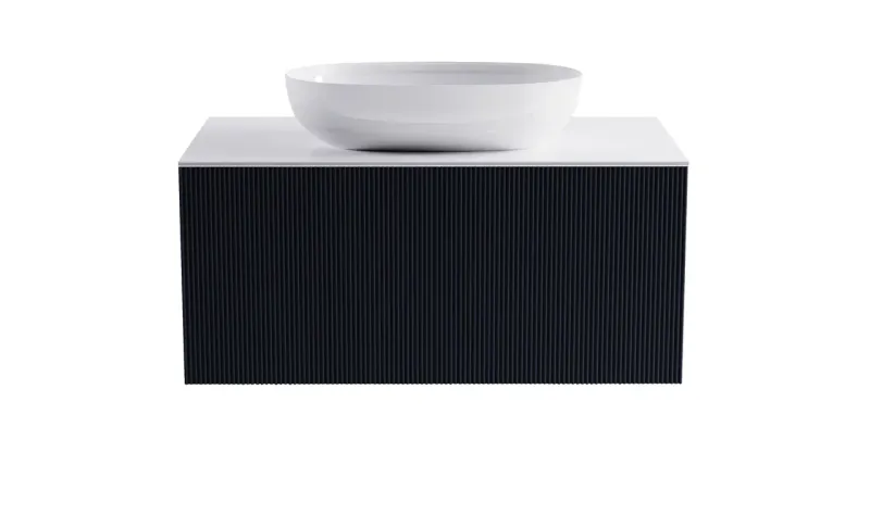 Тумба с раковиной Astra-Form М-40 4631177713644 90 см серый матовый