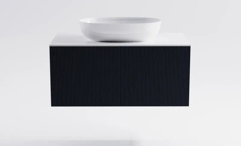 Тумба с раковиной Astra-Form М-40 4631177713644 90 см серый матовый