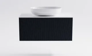 Тумба с раковиной Astra-Form М-40 4631177713309 100 см серый матовый