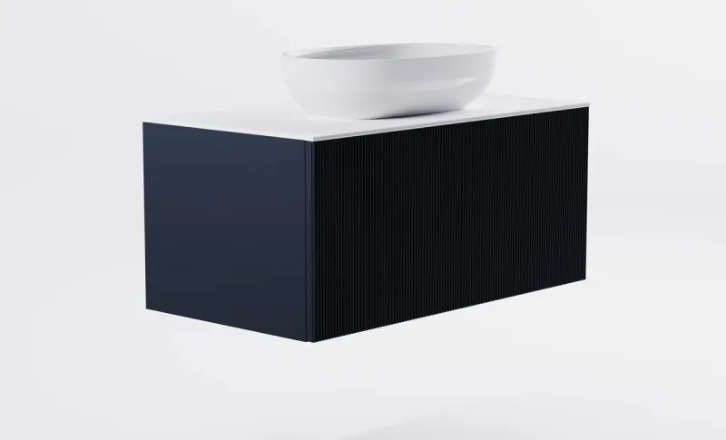 Тумба с раковиной Astra-Form М-40 4631177713309 100 см серый матовый