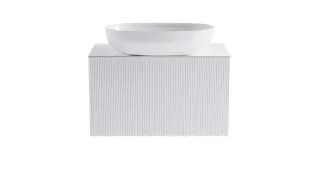 Тумба с раковиной Astra-Form М-40 4631177714818 80 см белый матовый