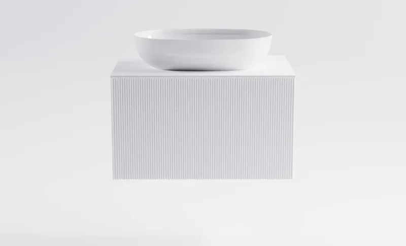 Тумба с раковиной Astra-Form М-40 4631177714818 80 см белый матовый