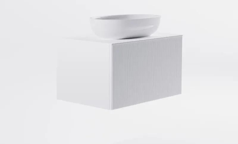 Тумба с раковиной Astra-Form М-40 4631177714818 80 см белый матовый