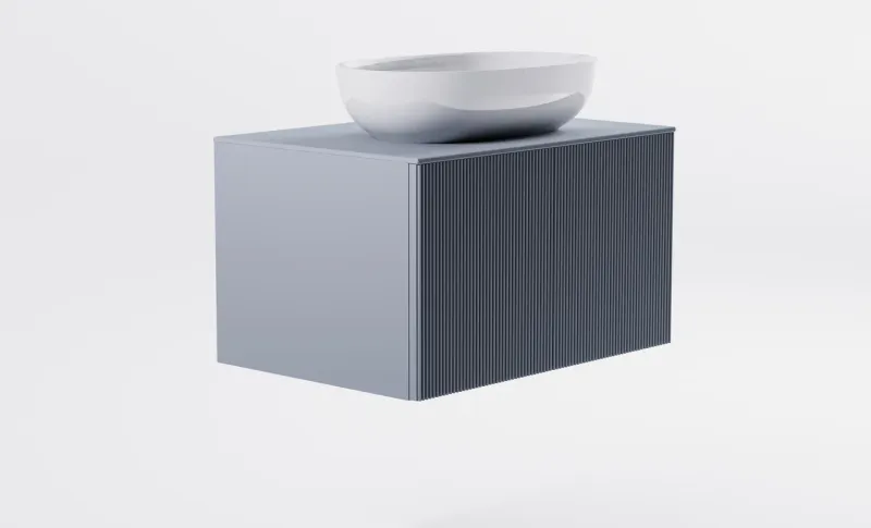 Тумба с раковиной Astra-Form М-40 4631177714726 70 см голубой матовый