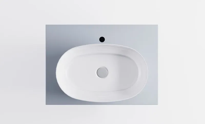 Тумба с раковиной Astra-Form М-40 4631177714726 70 см голубой матовый