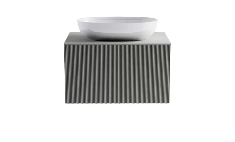 Тумба с раковиной Astra-Form М-40 4631177714764 80 см серый матовый