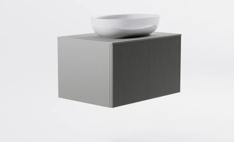 Тумба с раковиной Astra-Form М-40 4631177714702 70 см серый матовый