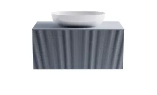 Тумба с раковиной Astra-Form М-40 4631177714849 90 см голубой матовый