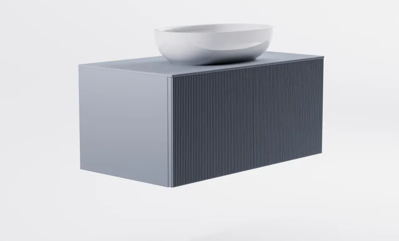 Тумба с раковиной Astra-Form М-40 4631177714900 100 см голубой матовый