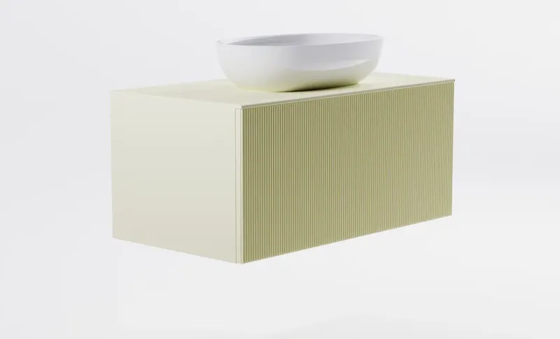 Тумба с раковиной Astra-Form М-40 4631177714856 90 см бежевый матовый