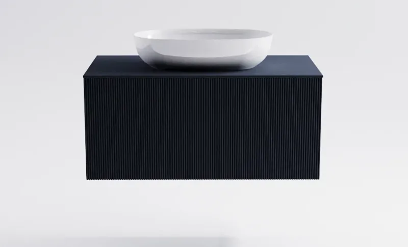 Тумба с раковиной Astra-Form М-40 4631177714863 90 см серый матовый