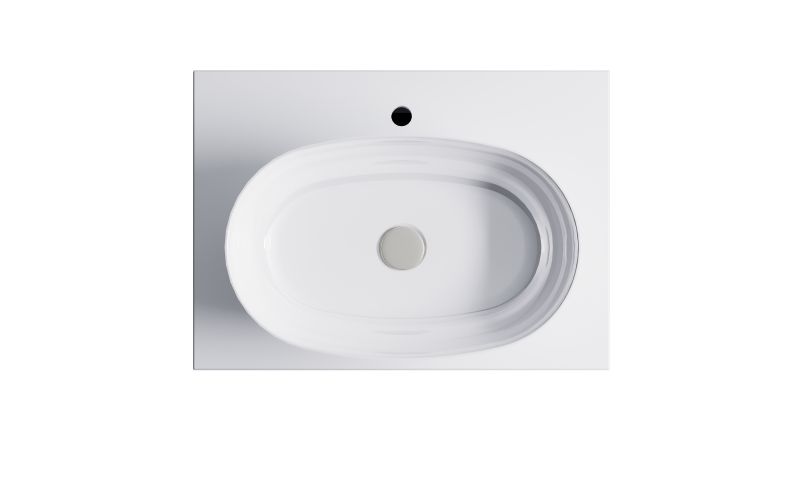 Тумба с раковиной Astra-Form М-40 4631177713484 70 см серый матовый