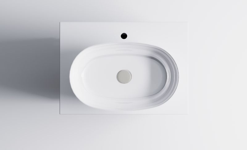 Тумба с раковиной Astra-Form М-40 4631177713484 70 см серый матовый