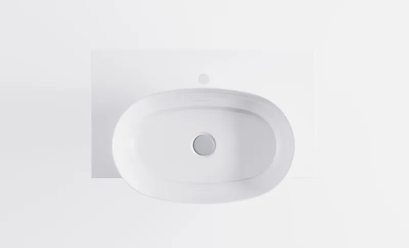 Тумба с раковиной Astra-Form М-40 Slim 4631177715952 70 см белый матовый