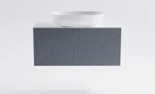 Тумба с раковиной Astra-Form М-40 Slim 4631177714597 90 см голубой матовый