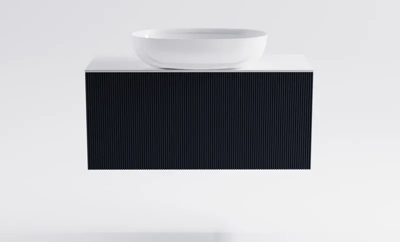 Тумба с раковиной Astra-Form М-40 Slim 4631177714627 90 см серый матовый