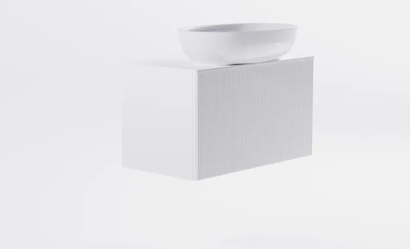 Тумба с раковиной Astra-Form М-40 Slim 4631177715952 70 см белый матовый