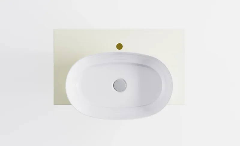 Тумба с раковиной Astra-Form М-40 Slim 4631177715938 70 см бежевый матовый