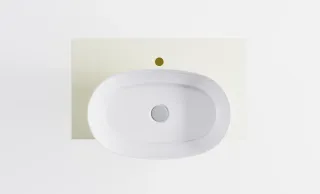 Тумба с раковиной Astra-Form М-40 Slim 4631177715990 80 см бежевый матовый