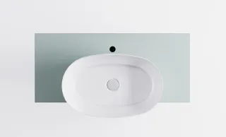 Тумба с раковиной Astra-Form М-40 Slim 4631177716027 90 см зелёный матовый