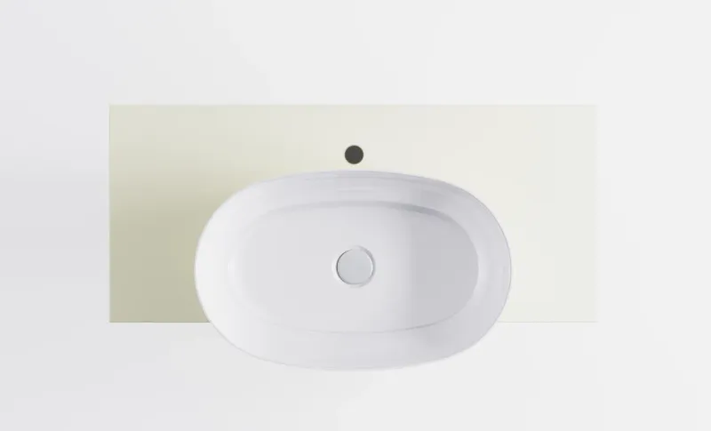 Тумба с раковиной Astra-Form М-40 Slim 4631177716058 90 см бежевый матовый