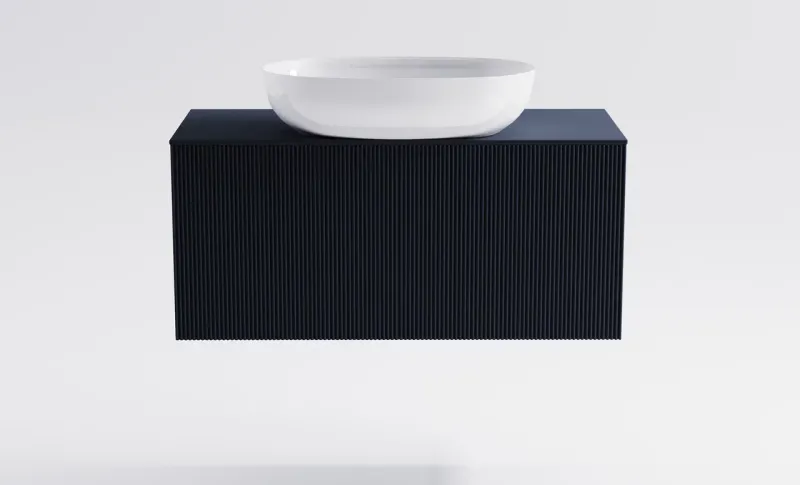 Тумба с раковиной Astra-Form М-40 Slim 4631177716065 90 см серый матовый