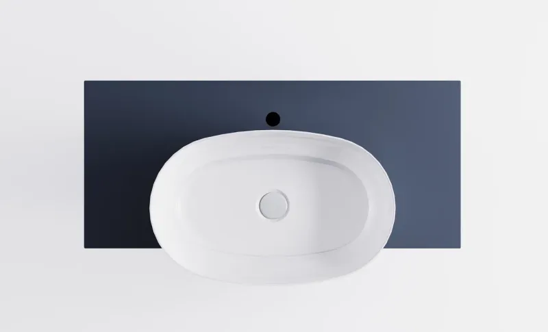 Тумба с раковиной Astra-Form М-40 Slim 4631177716065 90 см серый матовый