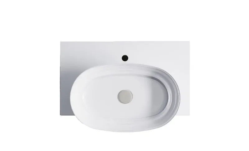 Тумба с раковиной Astra-Form М-40 Slim 4631177714481 70 см серый матовый