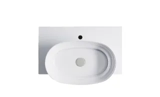 Тумба с раковиной Astra-Form М-40 Slim 4631177714528 80 см зелёный матовый