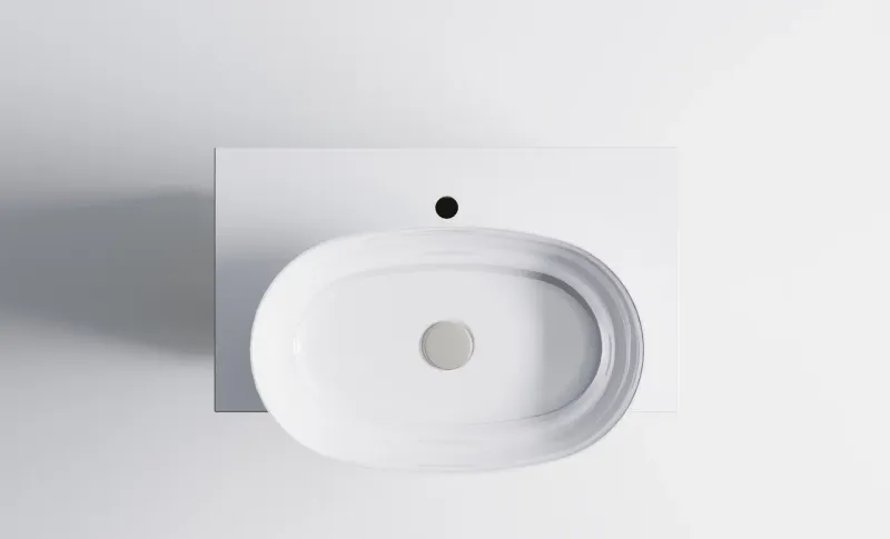 Тумба с раковиной Astra-Form М-40 Slim 4631177714481 70 см серый матовый