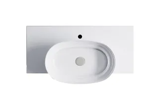 Тумба с раковиной Astra-Form М-40 Slim 4631177714672 100 см бежевый матовый