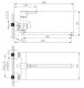 Смеситель для ванны Haiba HB22814-7 чёрный матовый