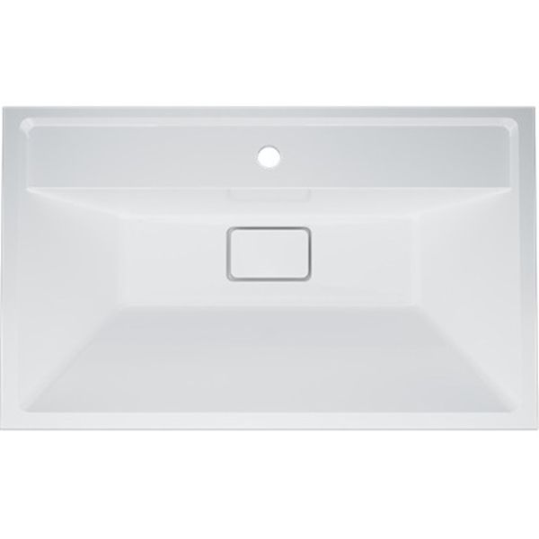 M50AWPX0801WG Inspire V2.0, раковина мебельная , искусственный мрамор, со сливом-переливом, 80 см