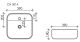 Раковина Ceramica Nova Element CN5014 39см белый