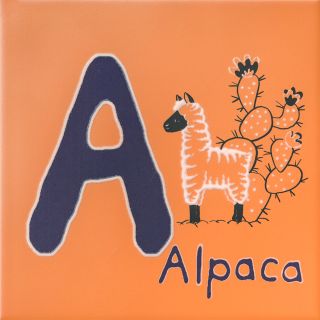 Плитка Kerama Marazzi OS\A224\5108 Декор Зоопарк «F» матовый 20x20x0,69