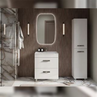 Пенал (40см) Velvex Orlando pn.ORL.40, белый матовый Пенал (40см) Velvex Orlando pn.ORL.40, белый матовый