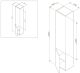 Шкаф Am.pm Like M80CHR0356WG правый 35 см белый Шкаф Am.pm Like M80CHR0356WG правый 35 см белый