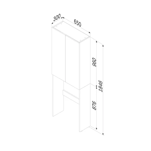 Шкаф AM.PM X-Joy M85CSX0652WG1 белый 65 см Шкаф AM.PM X-Joy M85CSX0652WG1 белый 65 см