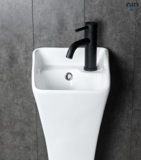 Раковина Gid M9012 81101 накладная белая 30x33x89 Раковина Gid M9012 81101 накладная белая 30x33x89