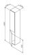 Шкаф Am.pm Gem M90CHR0306WG правый 30 см белый